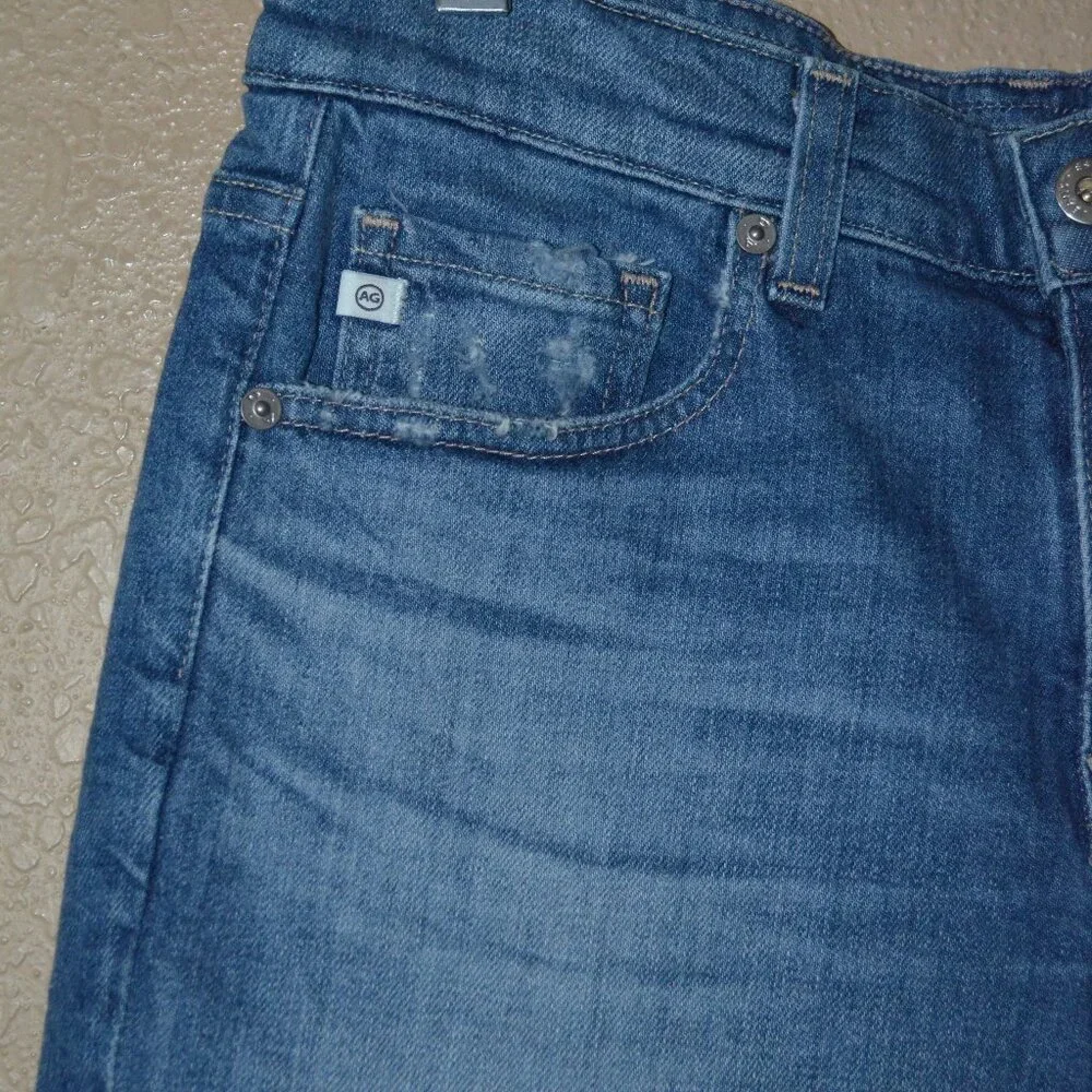 NWT $178 AG Adriano Goldschmied Ex-Boyfriend Mid Rise Bermuda Shorts
